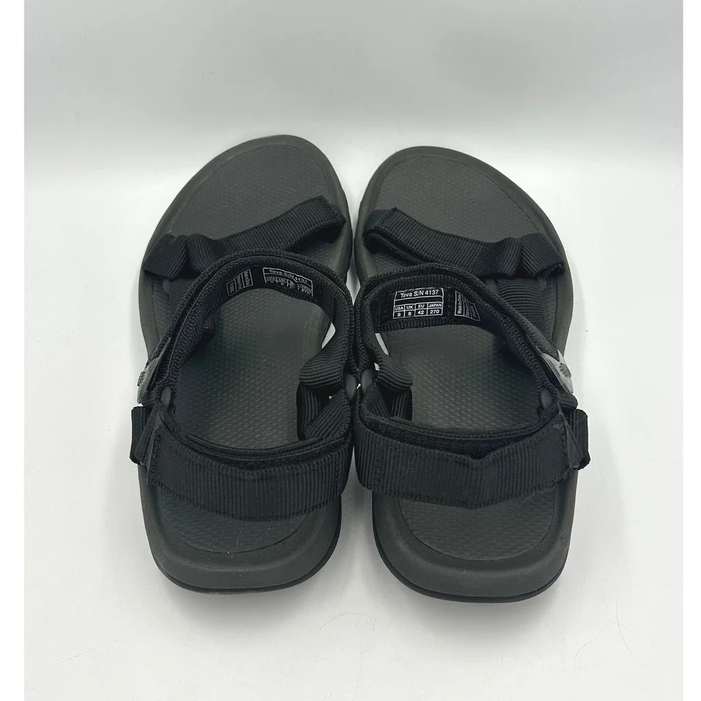 Teva Terra Fi 5 Universal Sandals Mens 9 Black Hiking Water Sport 1102456